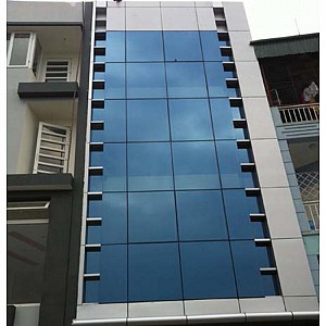 vách nhôm mặt dựng hệ singfa kính phản quang bỉ